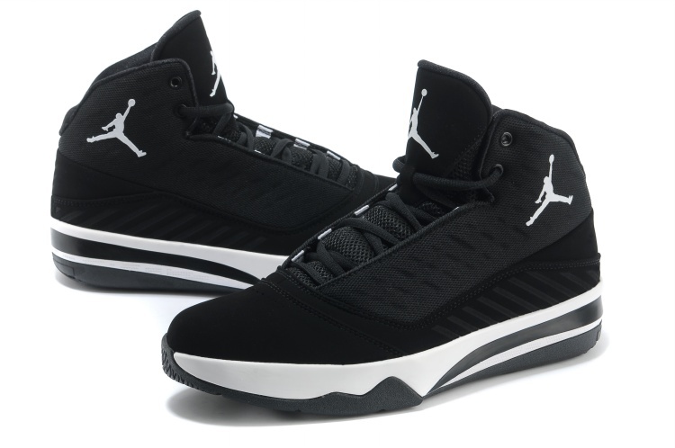 2013 Jordan B`MO Black White Shoes - Click Image to Close